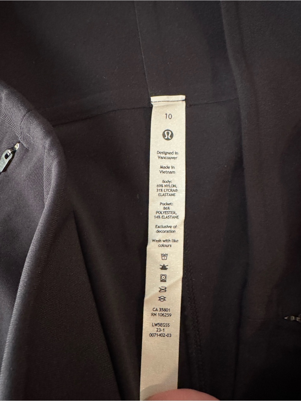 Lululemon Smooth Fit Pull On High Rise Dress Pant - Picture 4 of 5